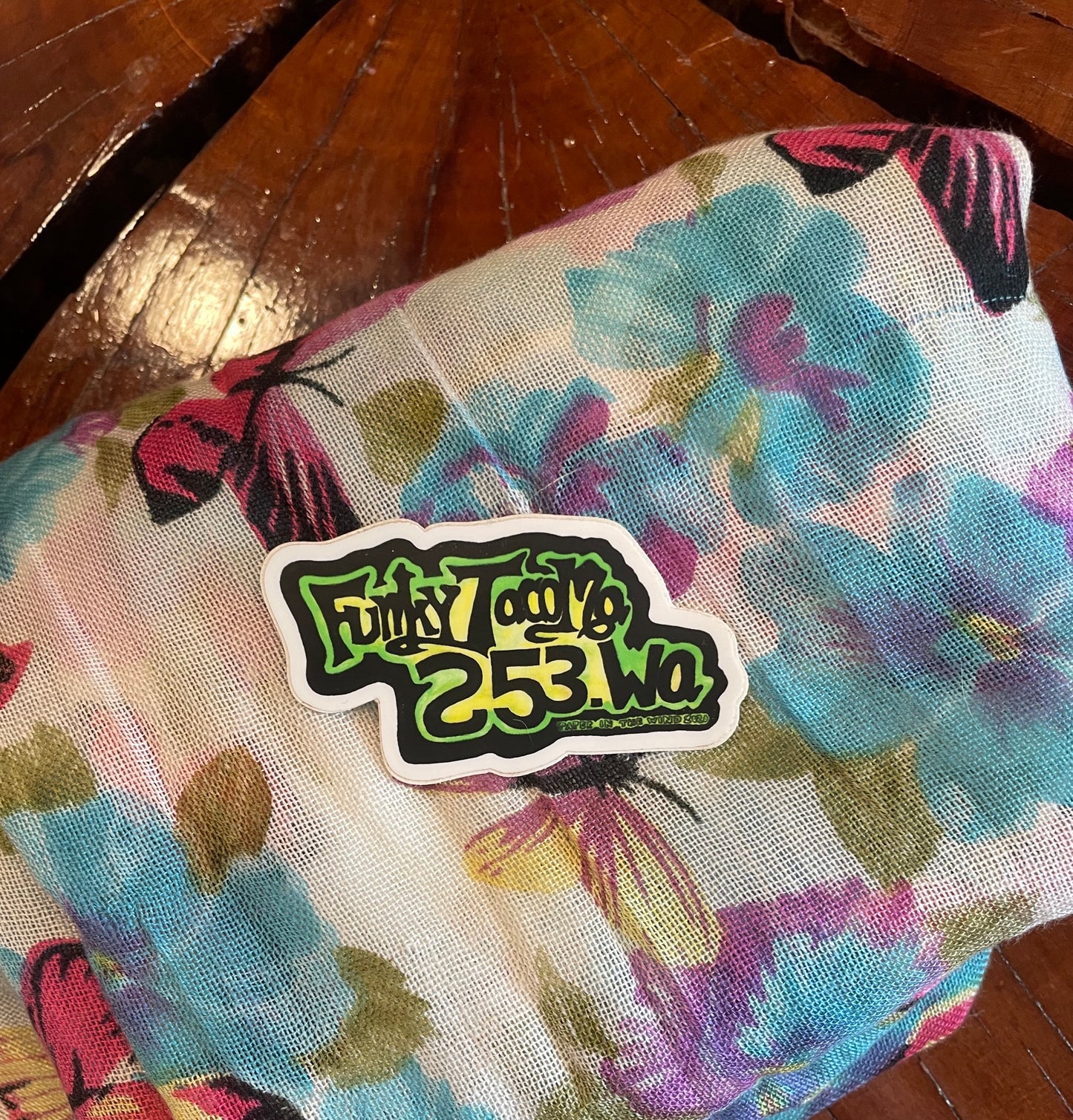 FUNKY TACOMA 253 STICKER